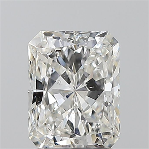 Picture of Natural Diamond 1.50 Carats, Radiant with  Cut, H Color, SI2 Clarity and Certified by GIA