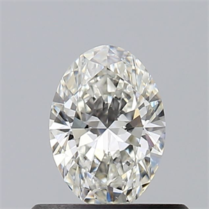 Picture of Natural Diamond 0.44 Carats, Oval with  Cut, H Color, VS1 Clarity and Certified by GIA