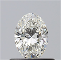 Diamante Natural 0.44 quilates, Ovalado , Color H, claridad VS1 y certificado GIA