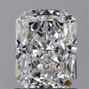 Picture of Natural Diamond 0.92 Carats, Radiant with  Cut, E Color, VS1 Clarity and Certified by GIA
