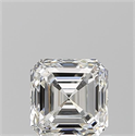 Natural Diamond 0.90 Carats, Asscher with  Cut, G Color, VVS2 Clarity and Certified by GIA