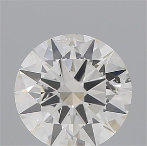 Picture of Natural Diamond 0.56 Carats, Round with Excellent Cut, G Color, SI2 Clarity and Certified by IGI