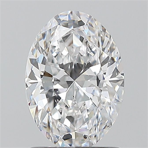 Picture of Natural Diamond 1.20 Carats, Oval with  Cut, D Color, VS2 Clarity and Certified by GIA
