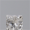 Natural Diamond 0.30 Carats, Princess with  Cut, E Color, VS2 Clarity and Certified by GIA