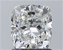 Natural Diamond 1.20 Carats, Cushion with  Cut, H Color, SI1 Clarity and Certified by GIA