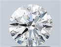 Diamante Natural 0.80 quilates, Redondo , Color F, claridad VVS2 y certificado GIA