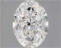 Natural Diamond 0.90 Carats, Oval with  Cut, E Color, VS2 Clarity and Certified by GIA