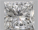 Natural Diamond 0.80 Carats, Princess with  Cut, F Color, VS2 Clarity and Certified by GIA