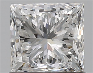 Picture of Natural Diamond 0.80 Carats, Princess with  Cut, F Color, VS2 Clarity and Certified by GIA
