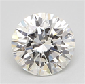 Natural Diamond 0.44 Carats, Round with Excellent Cut, H Color, VS2 Clarity and Certified by GIA