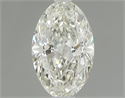 Natural Diamond 0.63 Carats, Oval with  Cut, K Color, VVS1 Clarity and Certified by GIA