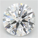 Lab Grown Diamond 3.78 Carats, Round with Ideal Cut, D Color, IF Clarity and Certified by IGI