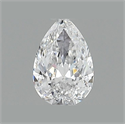 Natural Diamond 0.55 Carats, Pear with  Cut, E Color, VS1 Clarity and Certified by GIA