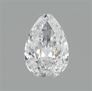 Picture of Natural Diamond 0.55 Carats, Pear with  Cut, E Color, VS1 Clarity and Certified by GIA