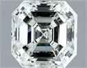 Natural Diamond 2.01 Carats, Asscher with  Cut, I Color, VVS2 Clarity and Certified by IGI