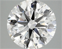 Lab Grown Diamond 3.95 Carats, Round with Ideal Cut, E Color, VVS2 Clarity and Certified by IGI