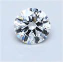 Natural Diamond 4.32 Carats, Round with Excellent Cut, E Color, IF Clarity and Certified by GIA