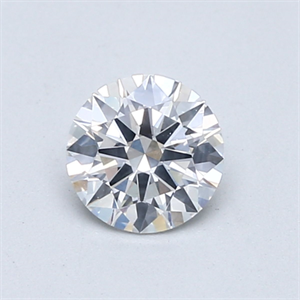 Picture of Natural Diamond 0.66 Carats, Round with Excellent Cut, E Color, SI2 Clarity and Certified by GIA