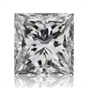 Natural Diamond 1.01 Carats, Princess with  Cut, F Color, VVS2 Clarity and Certified by GIA