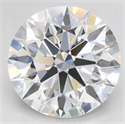 Lab Grown Diamond 3.35 Carats, Round with Excellent Cut, D Color, VVS1 Clarity and Certified by GIA