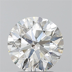 Picture of Natural Diamond 2.01 Carats, Round with Excellent Cut, I Color, SI2 Clarity and Certified by GIA