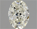 Diamante Natural 0.90 quilates, Ovalado , Color J, claridad VVS2 y certificado GIA
