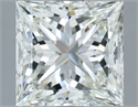 Diamante Natural 3.05 quilates, Princesa , Color H, claridad VVS1 y certificado IGI