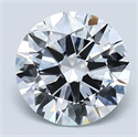Diamante Natural 2.50 quilates, Redondo , Color D, claridad VVS1 y certificado GIA