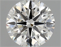 Natural Diamond 0.44 Carats, Round with Excellent Cut, G Color, VVS1 Clarity and Certified by GIA
