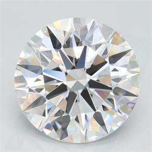 Picture of Lab Grown Diamond 3.11 Carats, Round with Ideal Cut, D Color, VVS1 Clarity and Certified by IGI