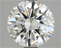 Del inventario de diamantes de laboratorio, 3.01 quilates, Redondo , Color H, claridad VVS2 y certificado IGI