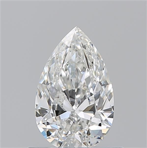 Picture of Natural Diamond 0.70 Carats, Pear with  Cut, G Color, VS2 Clarity and Certified by GIA