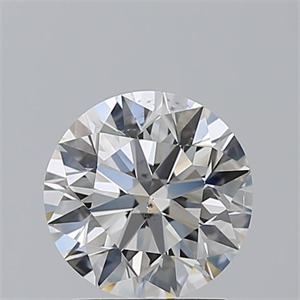 Picture of Natural Diamond 2.01 Carats, Round with Excellent Cut, G Color, SI2 Clarity and Certified by GIA