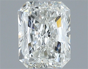 Foto Diamante Natural 1.00 quilates, Radiante , Color H, claridad SI1 y certificado GIA de