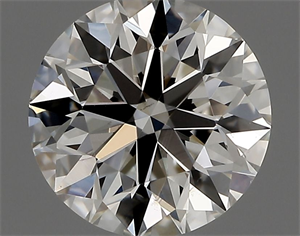Picture of Natural Diamond 0.91 Carats, Round with Excellent Cut, H Color, VS2 Clarity and Certified by IGI