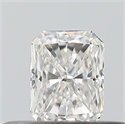 Natural Diamond 0.24 Carats, Radiant with  Cut, F Color, VVS1 Clarity and Certified by GIA