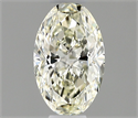 Diamante Natural 0.40 quilates, Ovalado , Color J, claridad IF y certificado IGI