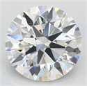 Del inventario de diamantes de laboratorio, 4.27 quilates, Redondo , Color D, claridad VVS2 y certificado GIA