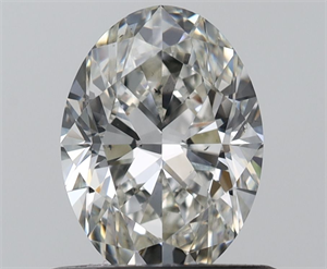 Picture of Natural Diamond 0.70 Carats, Oval with  Cut, G Color, SI1 Clarity and Certified by IGI