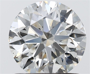 Picture of Natural Diamond 1.00 Carats, Round with Excellent Cut, H Color, VS2 Clarity and Certified by IGI