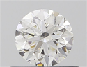 Natural Diamond 0.50 Carats, Round with Very Good Cut, F Color, SI1 Clarity and Certified by GIA
