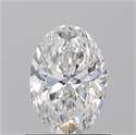 Natural Diamond 0.90 Carats, Oval with  Cut, D Color, VVS1 Clarity and Certified by GIA