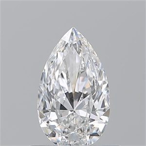 Foto Diamante Natural 0.56 quilates, De pera , Color E, claridad VVS2 y certificado GIA de