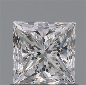 Picture of Natural Diamond 0.72 Carats, Princess with  Cut, D Color, VVS2 Clarity and Certified by GIA