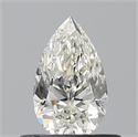 Diamante Natural 0.51 quilates, De pera , Color J, claridad VS2 y certificado GIA