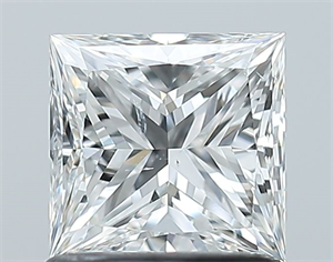 Foto Diamante Natural 1.00 quilates, Princesa , Color F, claridad SI2 y certificado GIA de
