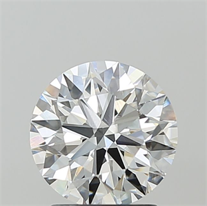Picture of Lab Grown Diamond 2.10 Carats, Round with Ideal Cut, E Color, VVS1 Clarity and Certified by IGI