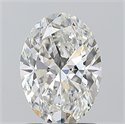 Natural Diamond 1.20 Carats, Oval with  Cut, G Color, VS1 Clarity and Certified by GIA