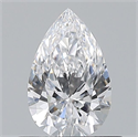 Natural Diamond 0.54 Carats, Pear with  Cut, D Color, VS1 Clarity and Certified by GIA