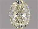 Diamante Natural 1.56 quilates, Ovalado , Color M, claridad VVS2 y certificado GIA